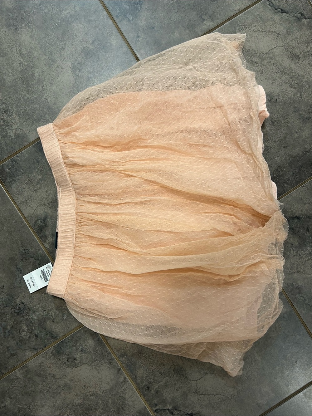 Hollister Peach Layered Tulle Skirt